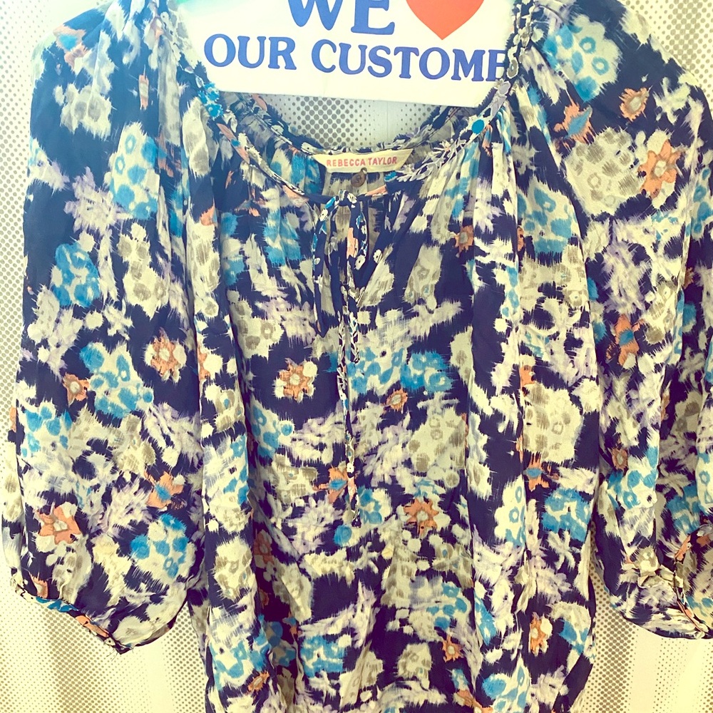 Rebecca Taylor floral blouse